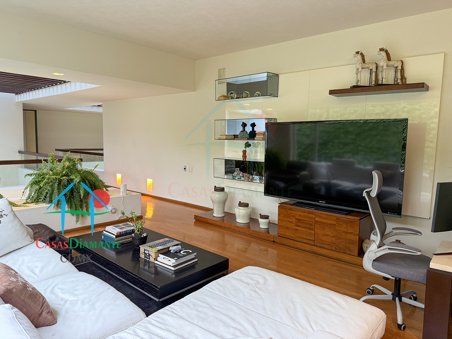 Jardines del Pedregal Casa Rivera EJ - Sala de televisión 4